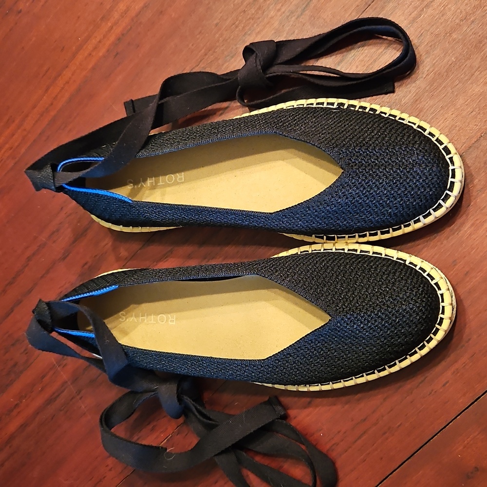 Rothy's BLACK THE ESPADRILLE